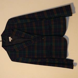 Plaid Blazer